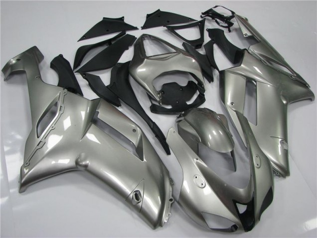 07-08 Grau Kawasaki ZX6R Motorrad Verkleidung