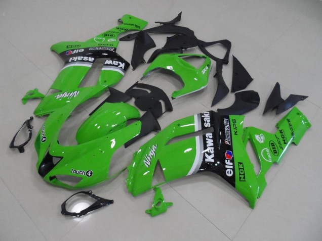 07-08 Grün Pfeil Kawasaki ZX6R Motorrad Verkleidung 07-08 Grün Pfeil Kawasaki ZX6R Motorrad Verkleidung