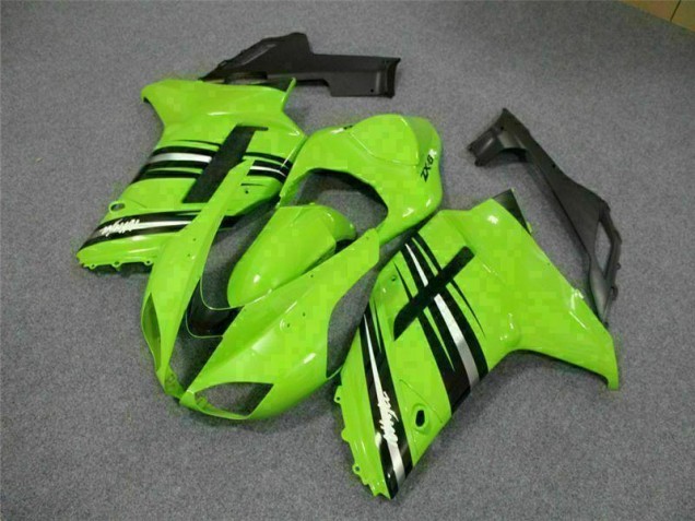 07-08 Grün Schwarz Kawasaki ZX6R Motorrad Verkleidung 07-08 Grün Schwarz Kawasaki ZX6R Motorrad Verkleidung