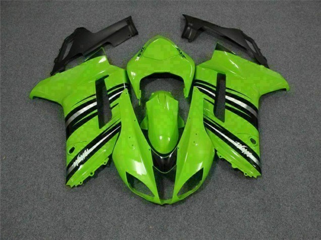 07-08 Grün Schwarz Kawasaki ZX6R Motorrad Verkleidung 07-08 Grün Schwarz Kawasaki ZX6R Motorrad Verkleidung