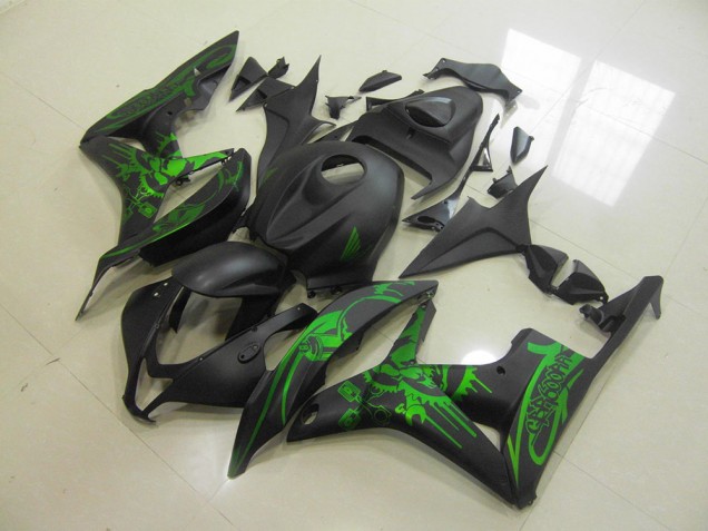 07-08 Grüner Totenkopf Honda CBR600RR Motorrad Verkleidung 07-08 Grüner Totenkopf Honda CBR600RR Motorrad Verkleidung