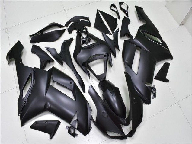07-08 Matt Schwarz Kawasaki ZX6R Motorrad Verkleidung 07-08 Matt Schwarz Kawasaki ZX6R Motorrad Verkleidung