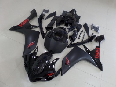 07-08 Matt Schwarz Rot Yamaha YZF R1 Motorrad Verkleidung