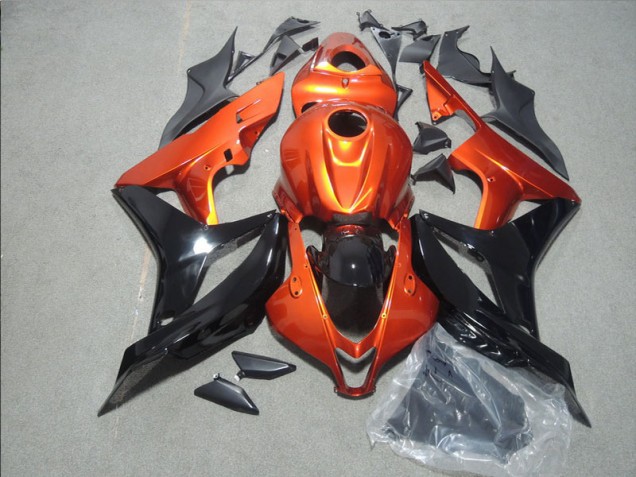 07-08 Orange Schwarz Honda CBR600RR Motorrad Verkleidung 07-08 Orange Schwarz Honda CBR600RR Motorrad Verkleidung
