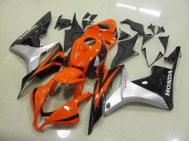 07-08 Orange Silber Schwarz Honda CBR600RR Motorrad Verkleidungen
