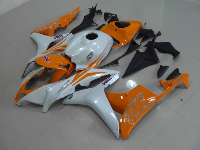 07-08 Perl Weiß Orange Honda CBR600RR Motorrad Verkleidung 07-08 Perl Weiß Orange Honda CBR600RR Motorrad Verkleidung