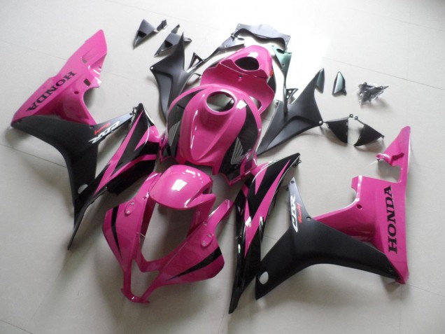 07-08 Rosa Schwarz Honda CBR600RR Motorrad Verkleidung 07-08 Rosa Schwarz Honda CBR600RR Motorrad Verkleidung