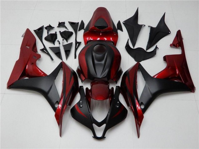 07-08 Rot Schwarz Honda CBR600RR Motorrad Verkleidung 07-08 Rot Schwarz Honda CBR600RR Motorrad Verkleidung