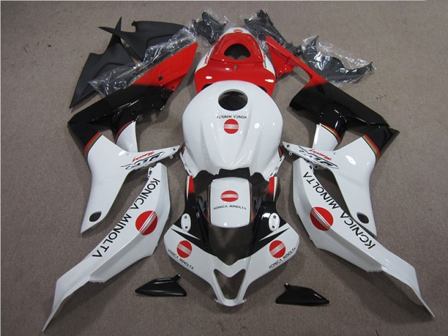 07-08 Rot Weiß Schwarz Konica Minolta Honda CBR600RR Motorrad Verkleidung 07-08 Rot Weiß Schwarz Konica Minolta Honda CBR600RR Motorrad Verkleidung