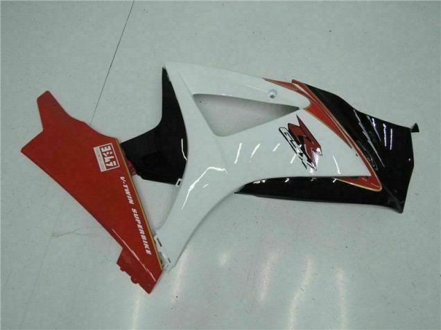 07-08 Rot Weiß Suzuki GSXR 1000 Motorrad Verkleidungen 07-08 Rot Weiß Suzuki GSXR 1000 Motorrad Verkleidungen