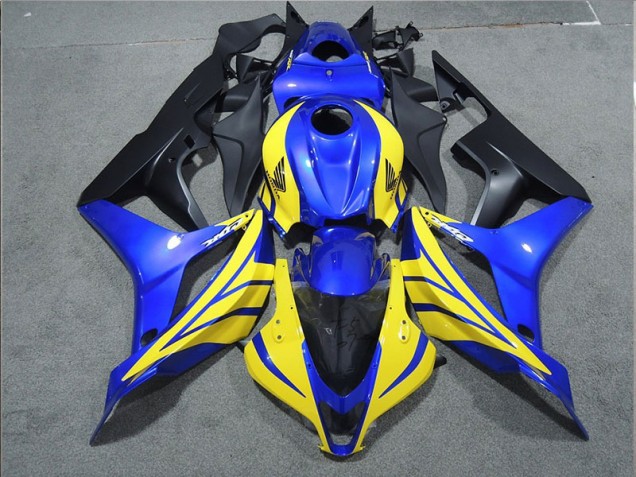 07-08 Schwarz Blau Gelb Honda CBR600RR Motorrad Verkleidung 07-08 Schwarz Blau Gelb Honda CBR600RR Motorrad Verkleidung