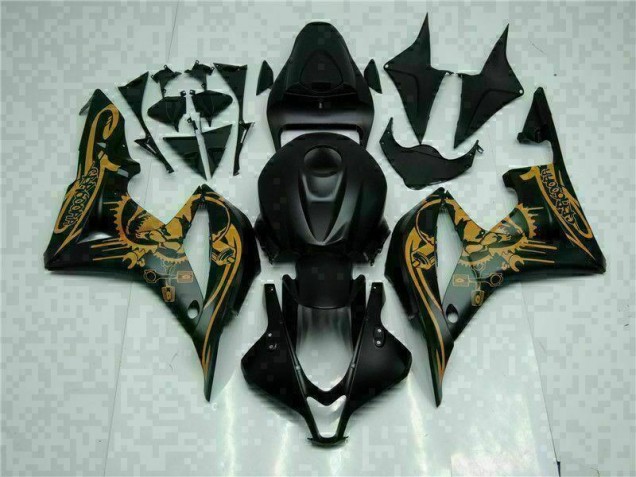 07-08 Schwarz Honda CBR600RR Motorrad Verkleidung 07-08 Schwarz Honda CBR600RR Motorrad Verkleidung