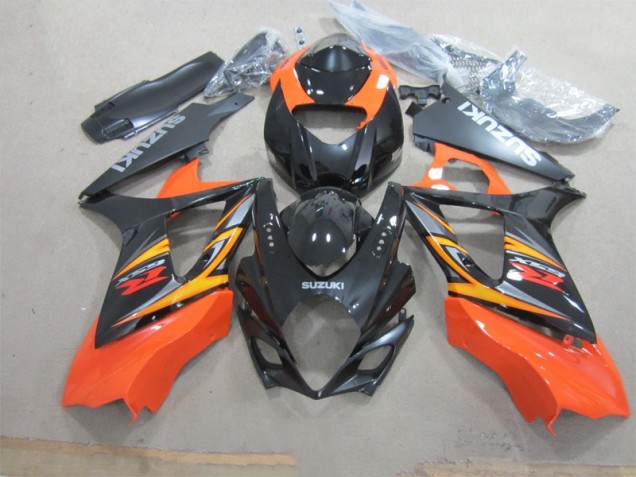 07-08 Schwarz Orange Suzuki GSXR 1000 Motorrad Verkleidung 07-08 Schwarz Orange Suzuki GSXR 1000 Motorrad Verkleidung
