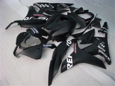 07-08 Schwarz Repsol Honda CBR600RR Motorrad Verkleidung