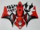 07-08 Schwarz Rot Honda CBR600RR Motorrad Vollverkleidung 07-08 Schwarz Rot Honda CBR600RR Motorrad Vollverkleidung