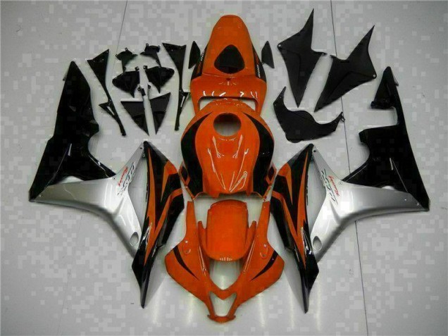 07-08 Schwarz Rot Silber Honda CBR600RR Motorrad Verkleidung 07-08 Schwarz Rot Silber Honda CBR600RR Motorrad Verkleidung