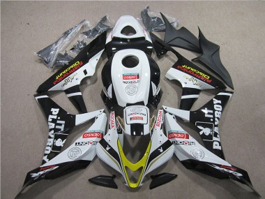 07-08 Schwarz Rot Weiß DENSO Honda CBR600RR Motorrad Verkleidung