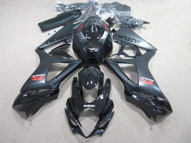 07-08 Schwarz Suzuki GSXR 1000 Motorrad Verkleidungen