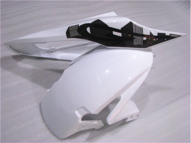 07-08 Schwarz Weiß Honda CBR600RR Motorrad Verkleidungen 07-08 Schwarz Weiß Honda CBR600RR Motorrad Verkleidungen