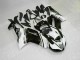07-08 Schwarz Weiß Kawasaki ZX6R Motorrad Verkleidungen 07-08 Schwarz Weiß Kawasaki ZX6R Motorrad Verkleidungen