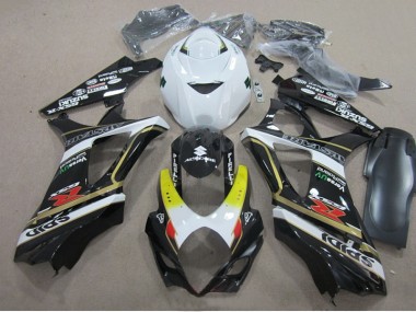07-08 Schwarz Weiß Suzuki GSXR 1000 Motorrad Verkleidung
