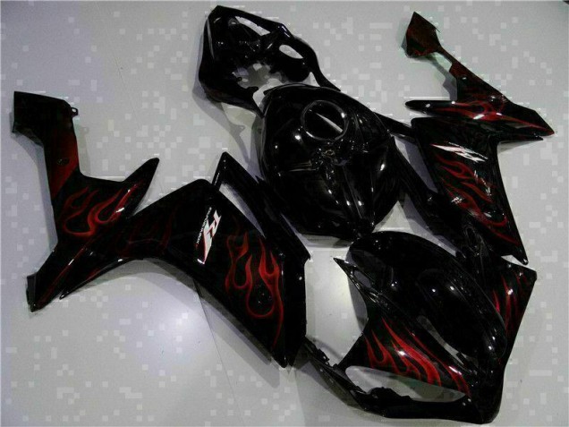 07-08 Schwarz Yamaha YZF R1 Motorrad Verkleidung Komplett Sets 07-08 Schwarz Yamaha YZF R1 Motorrad Verkleidung Komplett Sets