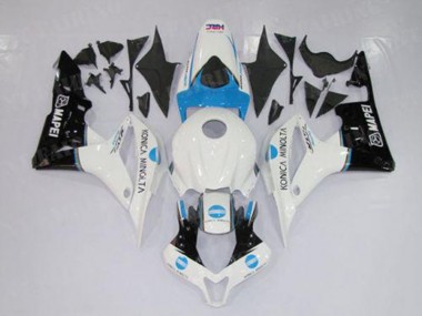 07-08 Weiß Blau Schwarz Honda CBR600RR Motorrad Verkleidung