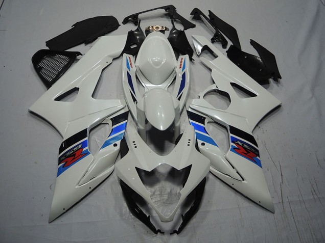 07-08 Weiß Blau Suzuki GSXR 1000 Motorrad Verkleidungen