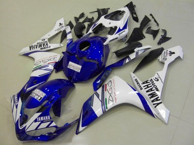 07-08 Weiß Blau Tri Colour Yamaha YZF R1 Motorrad Verkleidung