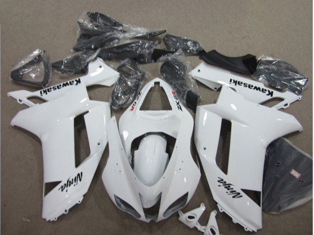 07-08 Weiß Kawasaki ZX6R Motorrad Verkleidung 07-08 Weiß Kawasaki ZX6R Motorrad Verkleidung