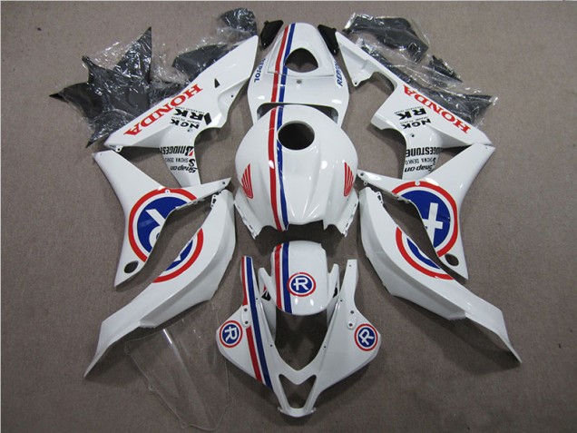 07-08 Weiß R Honda CBR600RR Motorrad Verkleidung 07-08 Weiß R Honda CBR600RR Motorrad Verkleidung