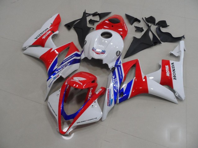 07-08 Weiß Rot Blau Motul Honda CBR600RR Motorrad Verkleidung 07-08 Weiß Rot Blau Motul Honda CBR600RR Motorrad Verkleidung