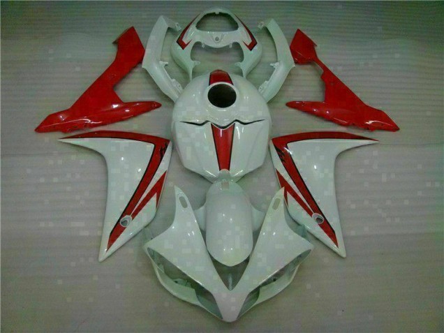 07-08 Weiß Rot Yamaha YZF R1 Motorrad Verkleidung 07-08 Weiß Rot Yamaha YZF R1 Motorrad Verkleidung