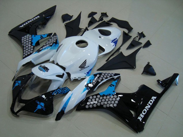 07-08 Weiß Schwarz Blau Honda CBR600RR Motorrad Verkleidung 07-08 Weiß Schwarz Blau Honda CBR600RR Motorrad Verkleidung