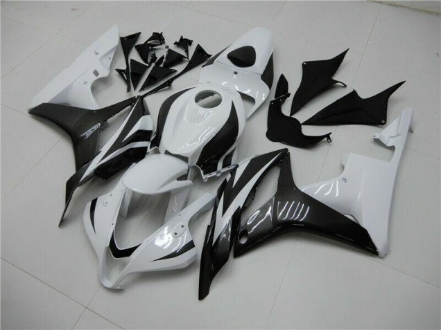 07-08 Weiß Schwarz Honda CBR600RR Motorrad Verkleidung 07-08 Weiß Schwarz Honda CBR600RR Motorrad Verkleidung