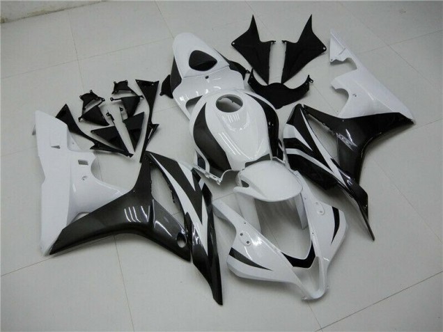 07-08 Weiß Schwarz Honda CBR600RR Motorrad Verkleidung 07-08 Weiß Schwarz Honda CBR600RR Motorrad Verkleidung