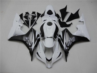 07-08 Weiß Schwarz Honda CBR600RR Motorrad Verkleidung