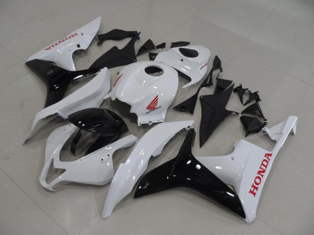 07-08 Weiß Schwarz Honda CBR600RR Motorrad Verkleidungen 07-08 Weiß Schwarz Honda CBR600RR Motorrad Verkleidungen