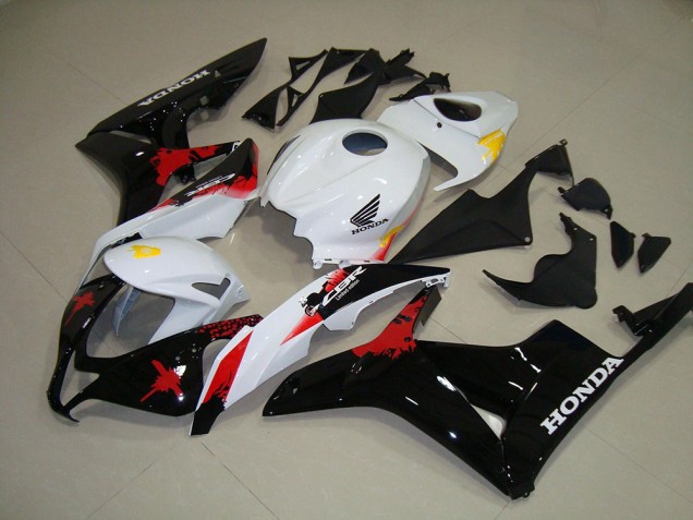 07-08 Weiß Schwarz Rot Honda CBR600RR Motorrad Verkleidung 07-08 Weiß Schwarz Rot Honda CBR600RR Motorrad Verkleidung