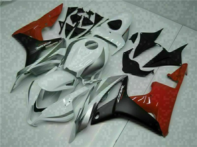 07-08 Weiß Schwarz Rot Honda CBR600RR Motorrad Vollverkleidung 07-08 Weiß Schwarz Rot Honda CBR600RR Motorrad Vollverkleidung