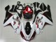 07-08 Weiß Schwarz Rot Kawasaki ZX6R Motorrad Verkleidung 07-08 Weiß Schwarz Rot Kawasaki ZX6R Motorrad Verkleidung
