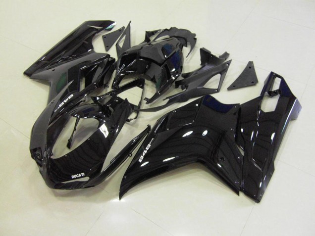 07-14 Glänzend Schwarz Ducati 848 1098 1198 Motorrad Verkleidung 07-14 Glänzend Schwarz Ducati 848 1098 1198 Motorrad Verkleidung