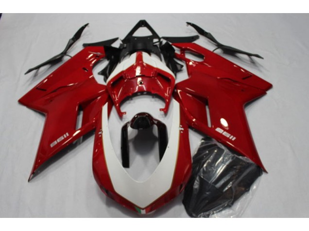 07-14 Rot Ducati 1198 Motorrad Verkleidung 07-14 Rot Ducati 1198 Motorrad Verkleidung