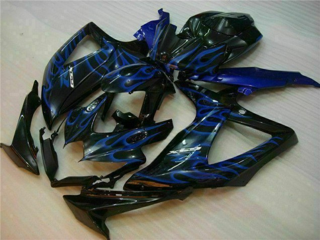 08-10 Blau Schwarz Suzuki GSXR 600/750 Motorrad Verkleidung 08-10 Blau Schwarz Suzuki GSXR 600/750 Motorrad Verkleidung