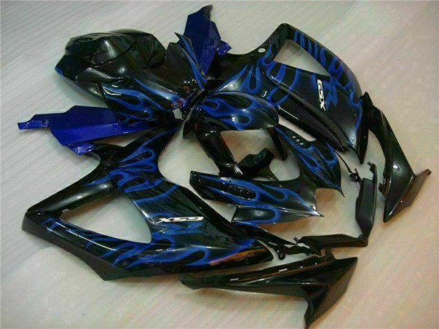 08-10 Blau Schwarz Suzuki GSXR 600/750 Motorrad Verkleidung 08-10 Blau Schwarz Suzuki GSXR 600/750 Motorrad Verkleidung