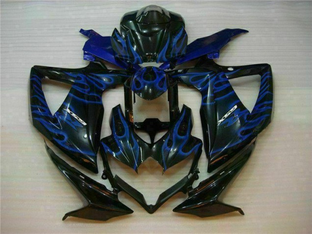 08-10 Blau Schwarz Suzuki GSXR 600/750 Motorrad Verkleidung 08-10 Blau Schwarz Suzuki GSXR 600/750 Motorrad Verkleidung