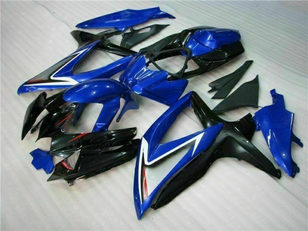 08-10 Blau Schwarz Suzuki GSXR 600/750 Motorrad Verkleidungen 08-10 Blau Schwarz Suzuki GSXR 600/750 Motorrad Verkleidungen