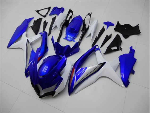 08-10 Blau Weiß Suzuki GSXR 600/750 Motorrad Verkleidung Komplett Sets 08-10 Blau Weiß Suzuki GSXR 600/750 Motorrad Verkleidung Komplett Sets