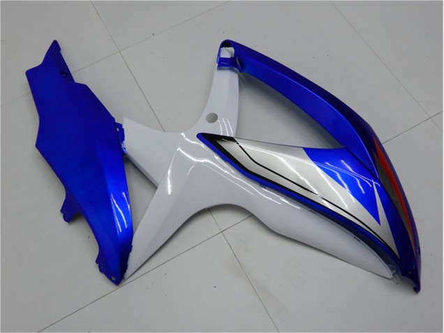 08-10 Blau Weiß Suzuki GSXR 600/750 Motorrad Verkleidung Komplett Sets 08-10 Blau Weiß Suzuki GSXR 600/750 Motorrad Verkleidung Komplett Sets
