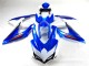 08-10 Blau Weiß Suzuki GSXR 600/750 Motorrad Verkleidung & Plastik 08-10 Blau Weiß Suzuki GSXR 600/750 Motorrad Verkleidung & Plastik